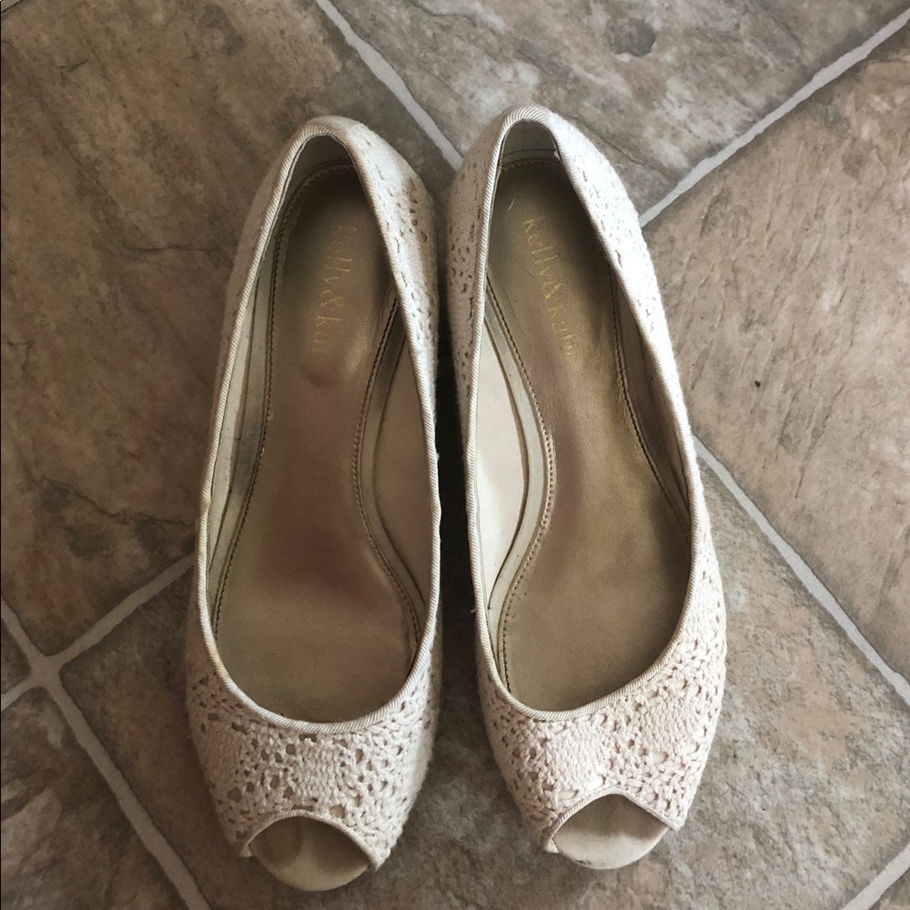 Lace wedges